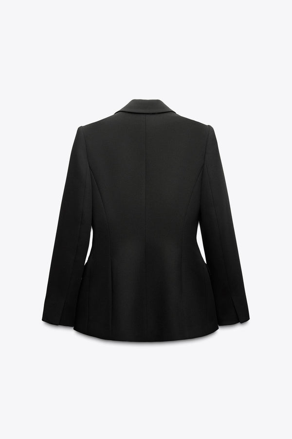 Noir Sculpted Blazer