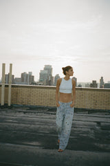 Crystallisé High-Waist Jeans