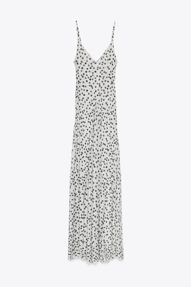 POLKA DOT MAXI DRESS