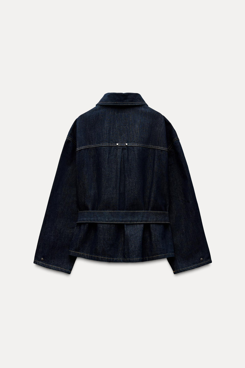 Willows Belted Denim Jacket