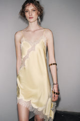 ASYMMETRIC LACE DRESS
