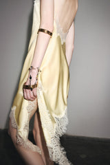 ASYMMETRIC LACE DRESS