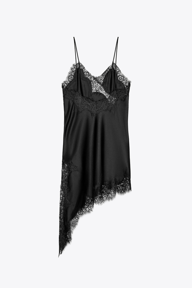 ASYMMETRIC LACE DRESS