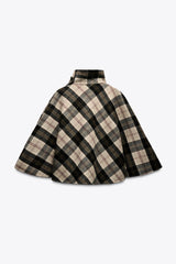 Amélie Check Cape