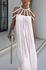Amelia Linen Maxi Dress