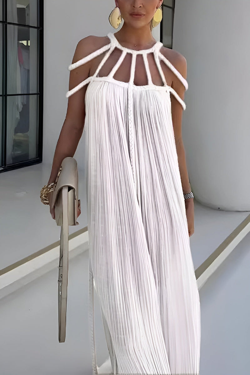 Amelia Linen Maxi Dress
