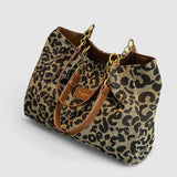 Leopard Canvas Tote