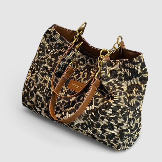 Leopard Canvas Tote