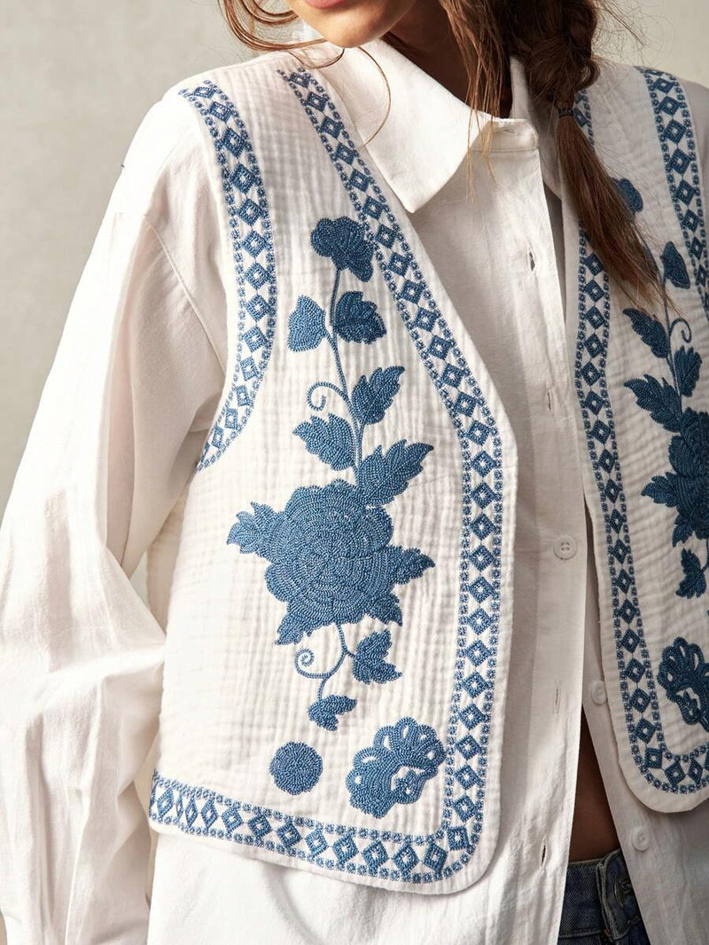 Floral Meadow Gilet
