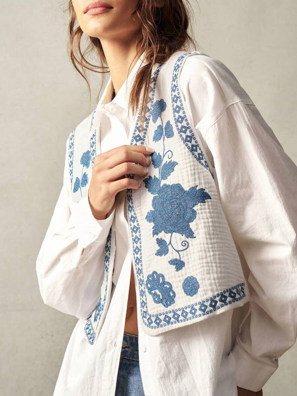 Floral Meadow Gilet
