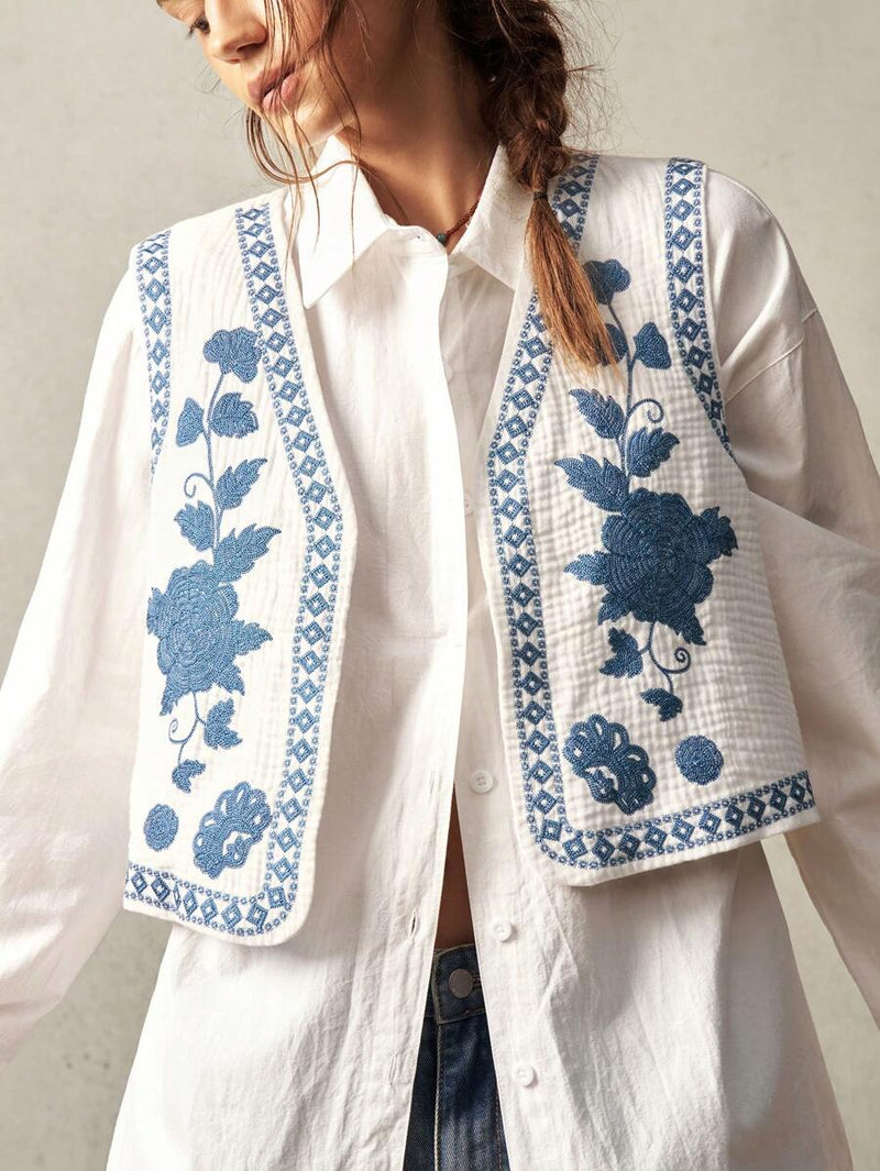 Floral Meadow Gilet
