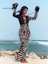 Zebrè Woven Dress