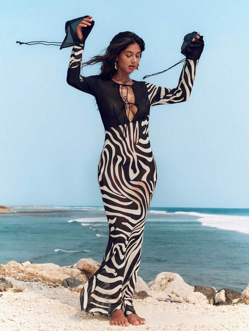 Zebrè Woven Dress