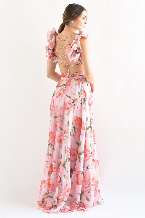 Lila Backless Maxi Dress