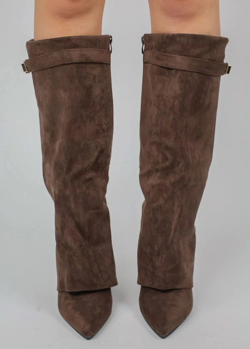 Amara Suede Knee High Boots
