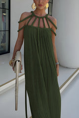 Amelia Linen Maxi Dress