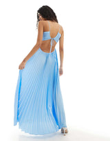 Aqua plissé maxi