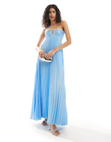 Aqua plissé maxi