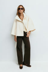 Trina Belt Cape Jacket