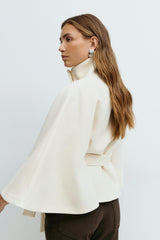 Trina Belt Cape Jacket