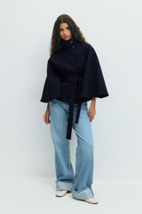 Trina Belt Cape Jacket