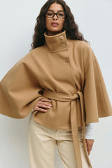 Trina Belt Cape Jacket