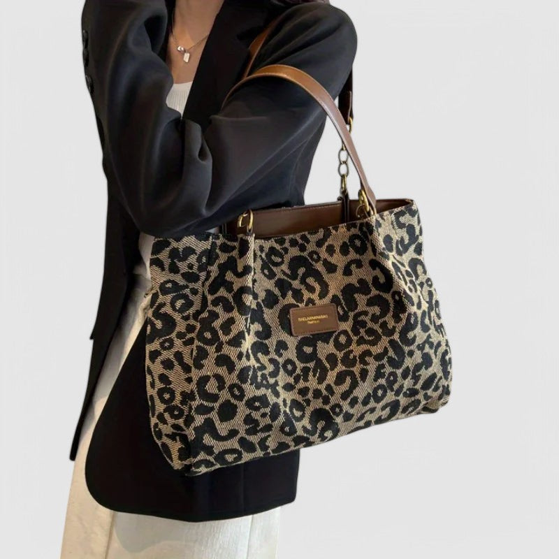 Leopard Canvas Tote