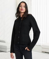 Buttoned Knit Cardigan
