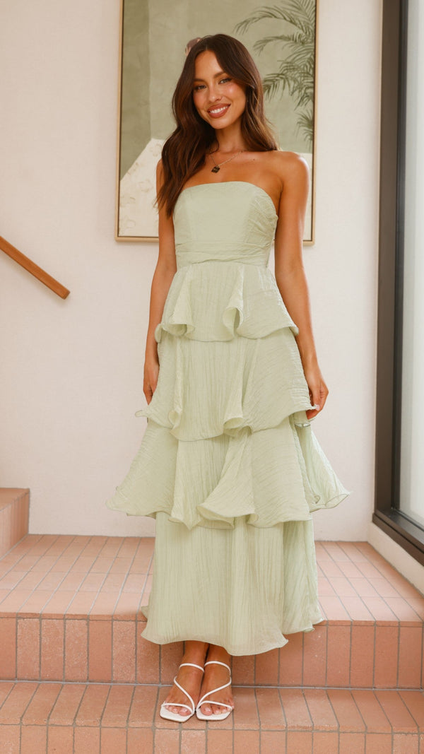Giavana Ruffle Maxi