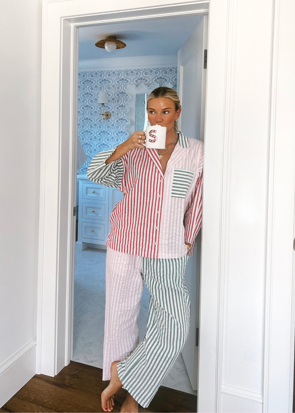 Nora Tri-Stripe Pajamas