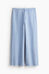 Willows Frayed Linen Trousers