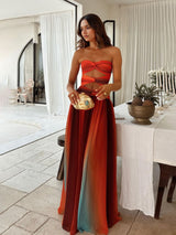Lucia Gradient Print Maxi Dress