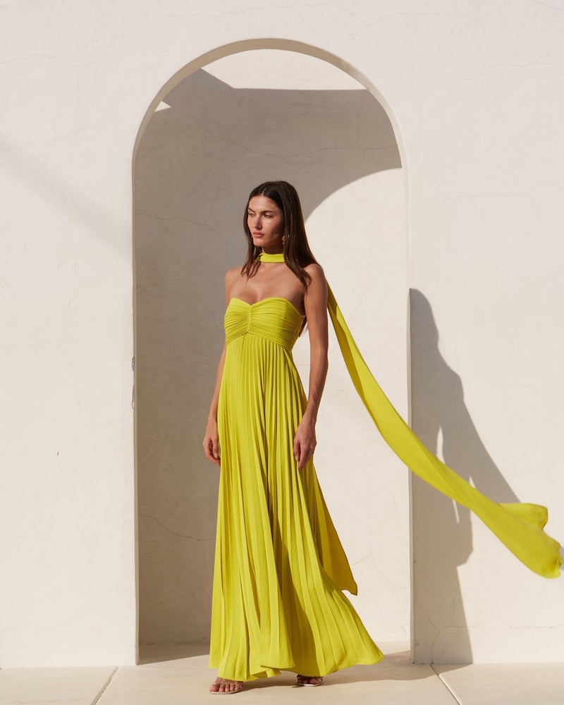 Leona Pleated Dress
