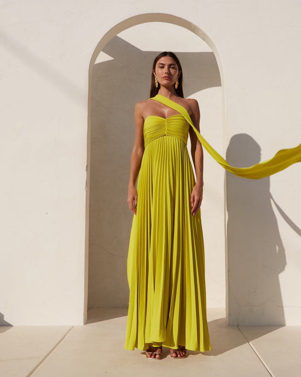 Leona Pleated Dress