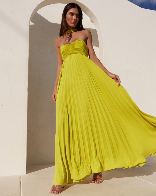 Leona Pleated Dress