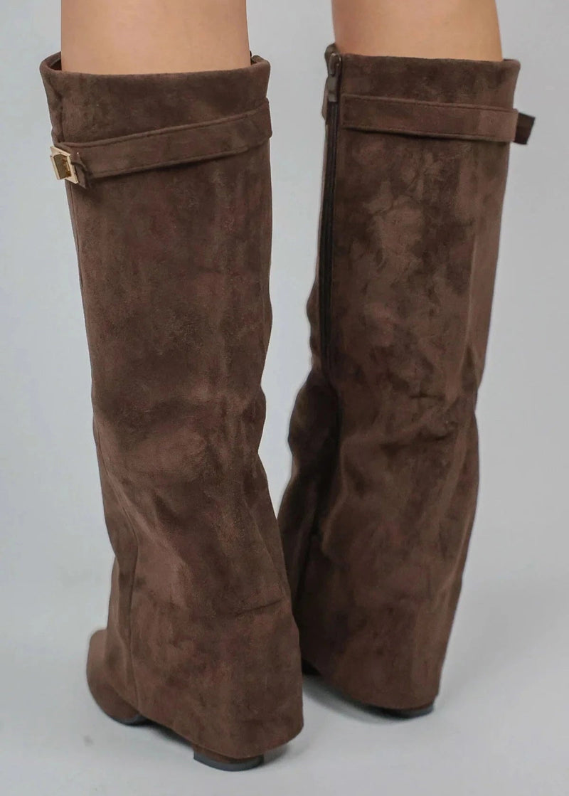 Amara Suede Knee High Boots