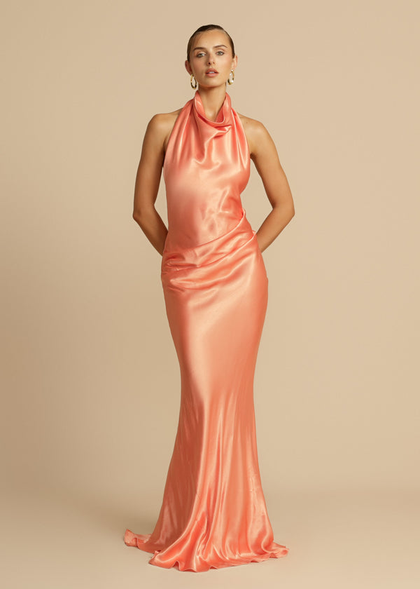 Papaya Muse Dress