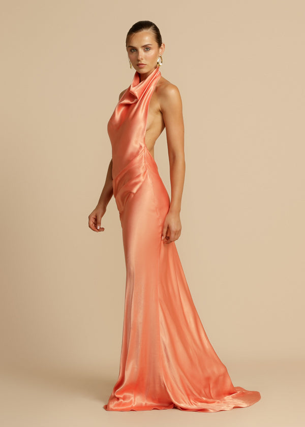 Papaya Muse Dress