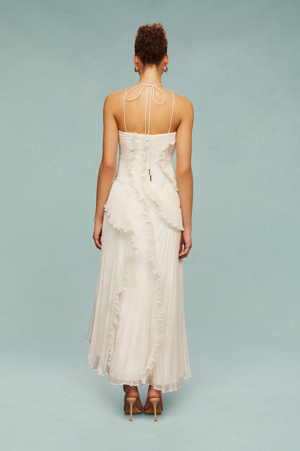 Lorelie Halter Dress - Ivory
