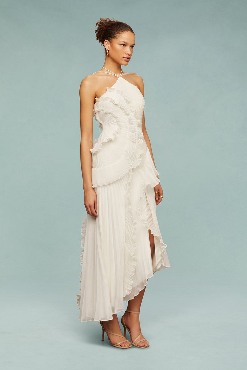 Lorelie Halter Dress - Ivory