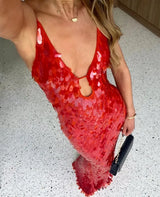 Kailani Sequin Maxi Long Dress