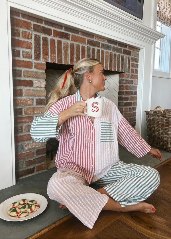 Nora Tri-Stripe Pajamas