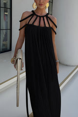 Amelia Linen Maxi Dress