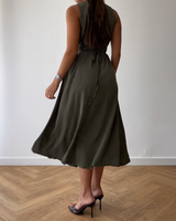 Monet Button Dress