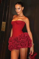 Jayla Corset & Floral Mini Skirt Set