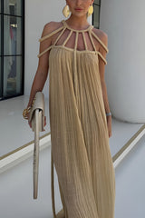 Amelia Linen Maxi Dress
