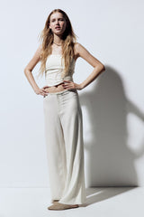 Willows Frayed Linen Trousers