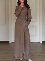 Gracie shirt + skirt pants set