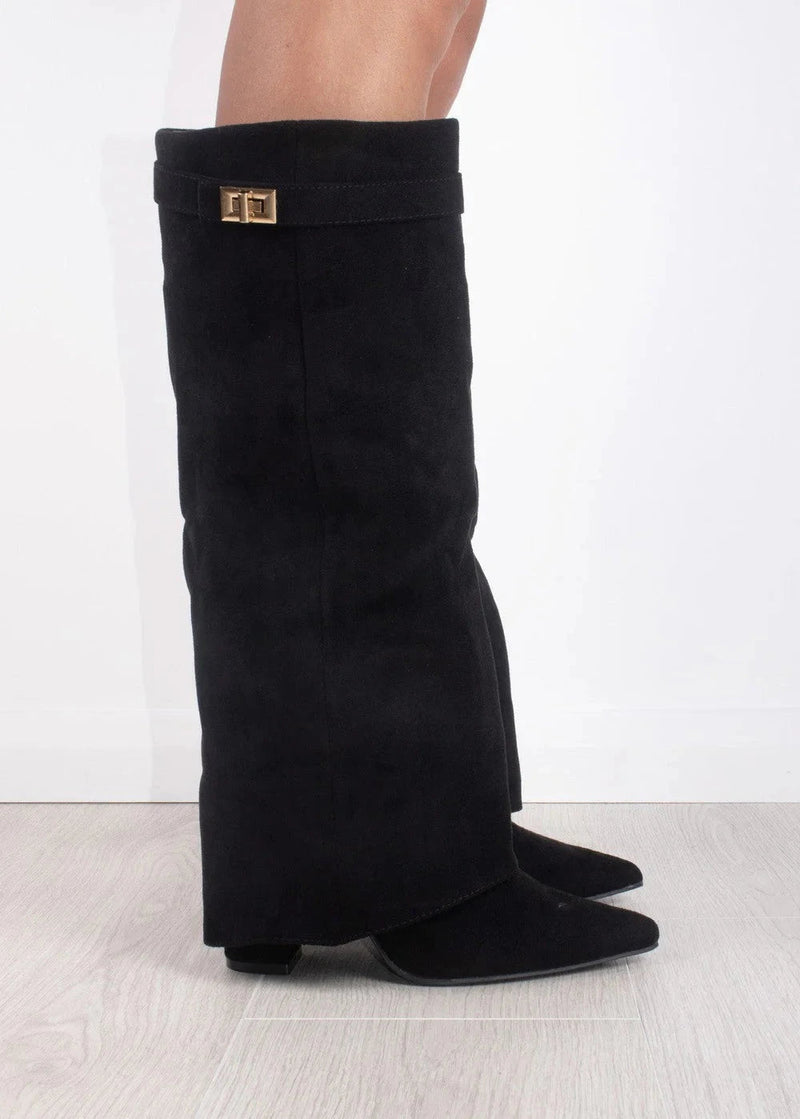 Amara Suede Knee High Boots