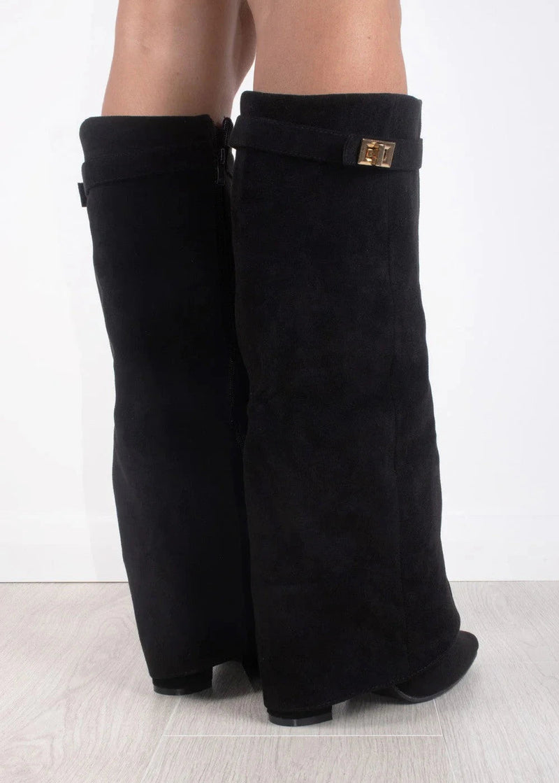 Amara Suede Knee High Boots